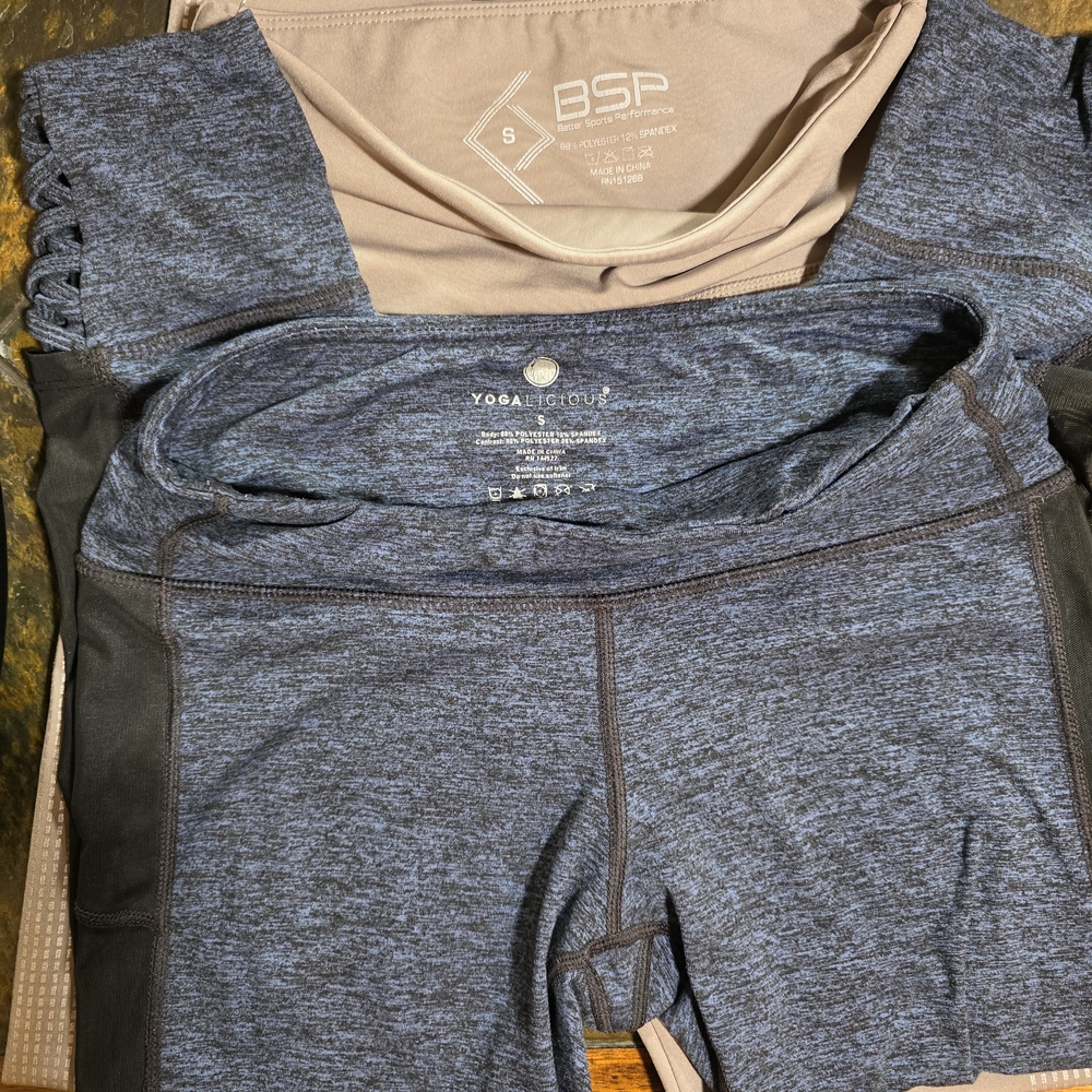 2 For $15 - Activewear - Yogalicious & BSP.  Sz Small